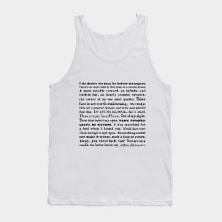 Shakespearean Insults Tank Top